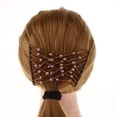thumbnail image 2 of Accesorios para el cabello para mujer Pinza para el cabello Horquilla Peine para el cabello Joyas Pasador Pinza para el cabello café Hugo Magic Beads Hair Peines, 2 of 7