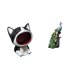 thumbnail image 1 of Estatua de gato, figura decorativa, estatua de escritorio, estatua de pavo real, adorno de resina, forma de animal de dibujos animados, cuenco, 1 of 8
