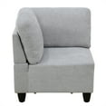 thumbnail image 2 of Aukfa Modular Sectional Couch Set - Corner sofa - Flannel - Gray, 2 of 10