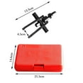 thumbnail image 3 of Two Claw Bearing Puller Adjustable Remover Extractor Removing Heavy Duty Hand Repair Tool for car Motorcycle, Easy to carry and store,, 3 of 5