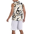 thumbnail image 2 of Honeii Snake print basktball shirt for men and women, Unisex basketball jersey for Theme party-XX-Large, 2 of 6
