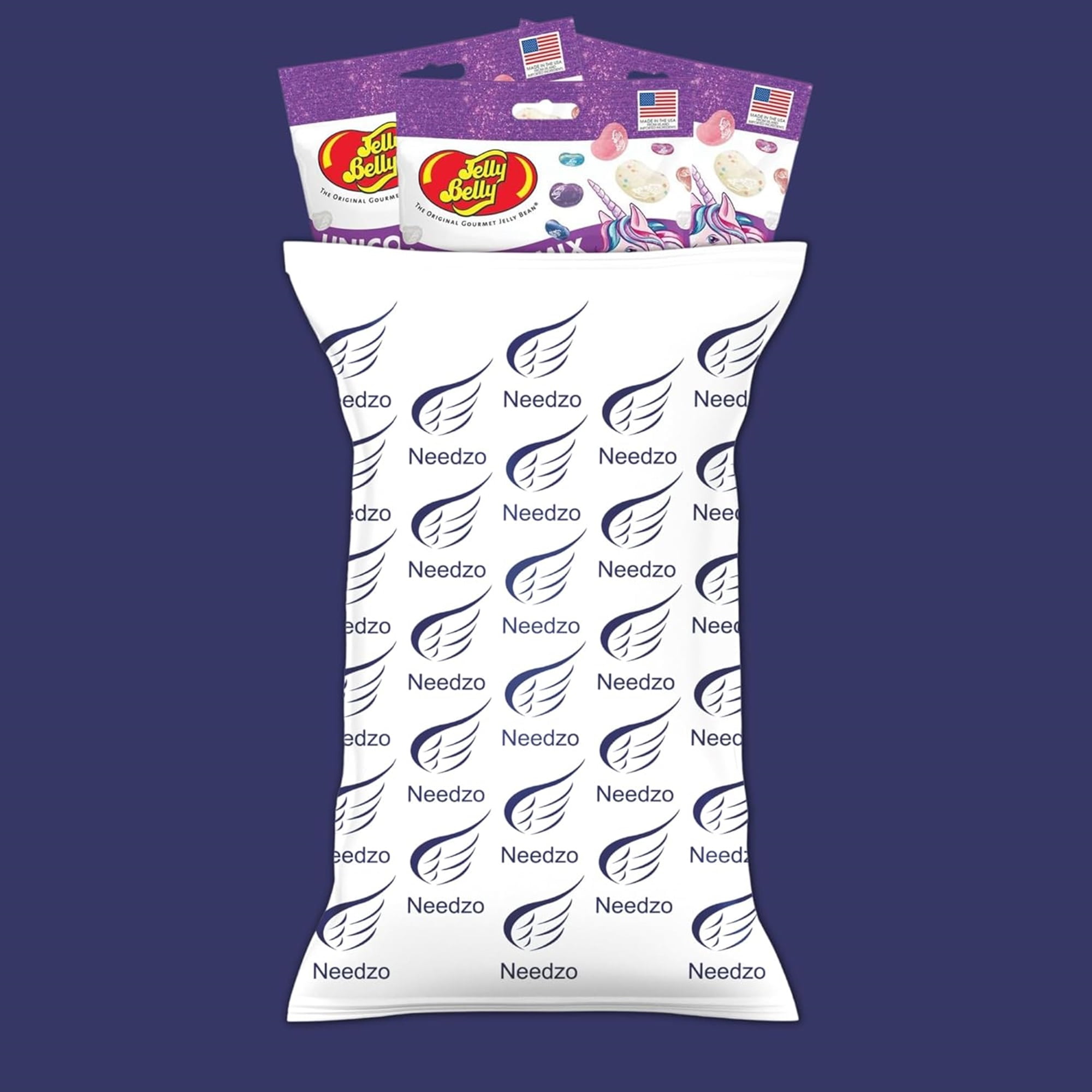 Unicorn Mix Birthday Party Jelly Beans, Pack of 3, 3.5 Ounces per Bag