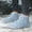 Light Blue, variant on Winter Ankle Boots Couples Fashion Lined On Lace Up Design Comfortable Warm Boots For Cold Weather Outdoor Daily Wear Durable Lightweight Non Sole