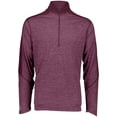 thumbnail image 3 of Holloway Sportswear S Electrify 1/2 Zip Pullover Maroon Heather/Maroon 222542, 3 of 4