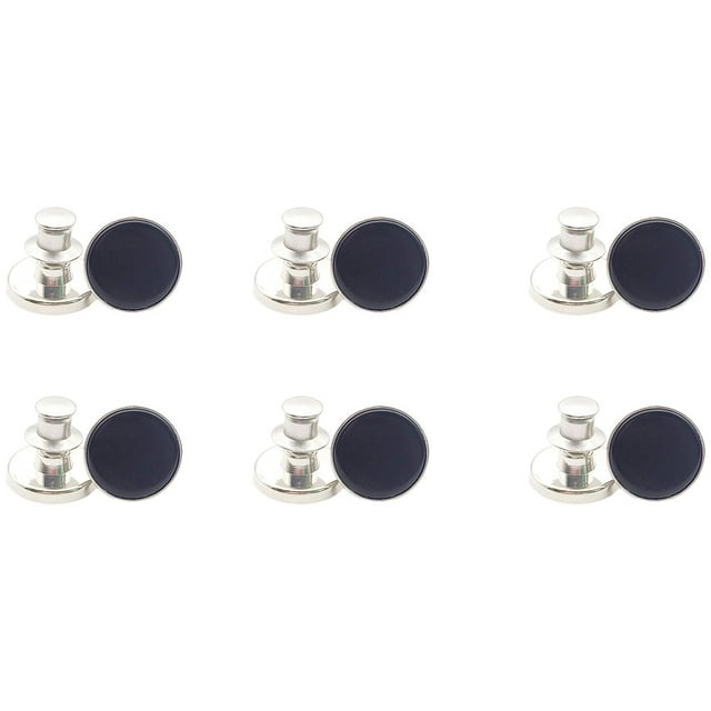 Thinsony 12pack/lot Metal Button Buckle Simplify Wardrobe With Easy Adjustments Adjust Waistband Durable Fashionable Practical 1 1Set