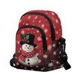 thumbnail image 2 of CHAQLIN Snowman Cell Phone Crossbody Bags with Adjustable Strap Zipper Closure Small Crossbody Wallet for Hiking, Polyester Sling Bag, 2 of 8