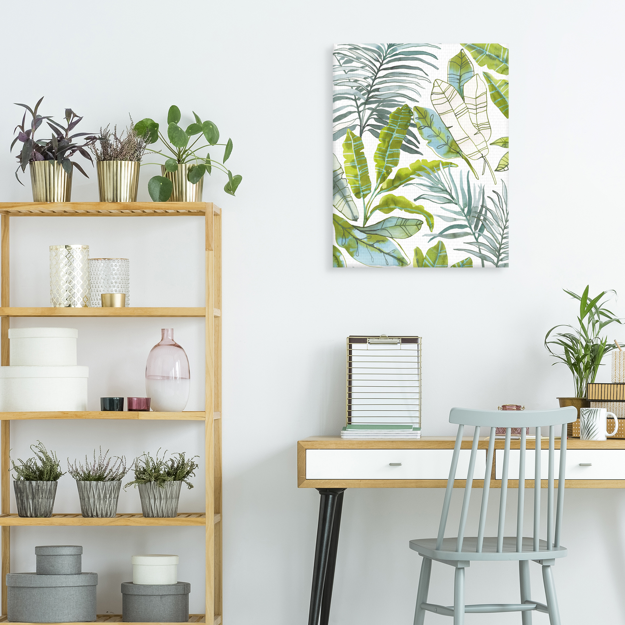 Tropical Jungle by Sandra Jacobs Canvas Art Print