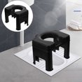 thumbnail image 1 of USHOBE Bathroom Foot Stool Black PP Comfortable Feet Support 1Set, 1 of 8