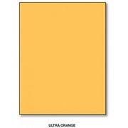 Mohawk BriteHue Bright Color Paper | Ultra Orange | 24lb Bond / 60lb Text Paper | 8.5" x 11" (Letter Size) | 100 Sheets Per Pack