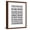 Brown Frame, variant on Art.com Mother Teresa Anyway Quote Poster Art Print, 12" x 16"