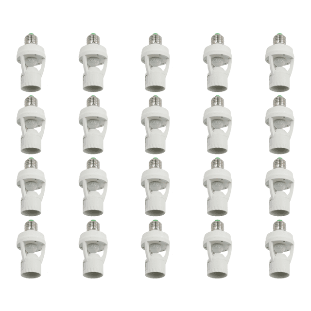 Base de lámpara con conector convertidor E27, 110-240V, con interruptor de bombilla con Sensor de movimiento