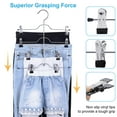 thumbnail image 4 of Colgador multifuncional Yuarrent soporte para pantalones de 4 niveles acero ajustable, 4 of 6