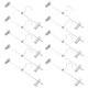 thumbnail image 5 of Perchas para Pantalones, Falda con Clips Que Ahorran Espacio, Ajustables Ropa, Paquete de 10, 5 of 5