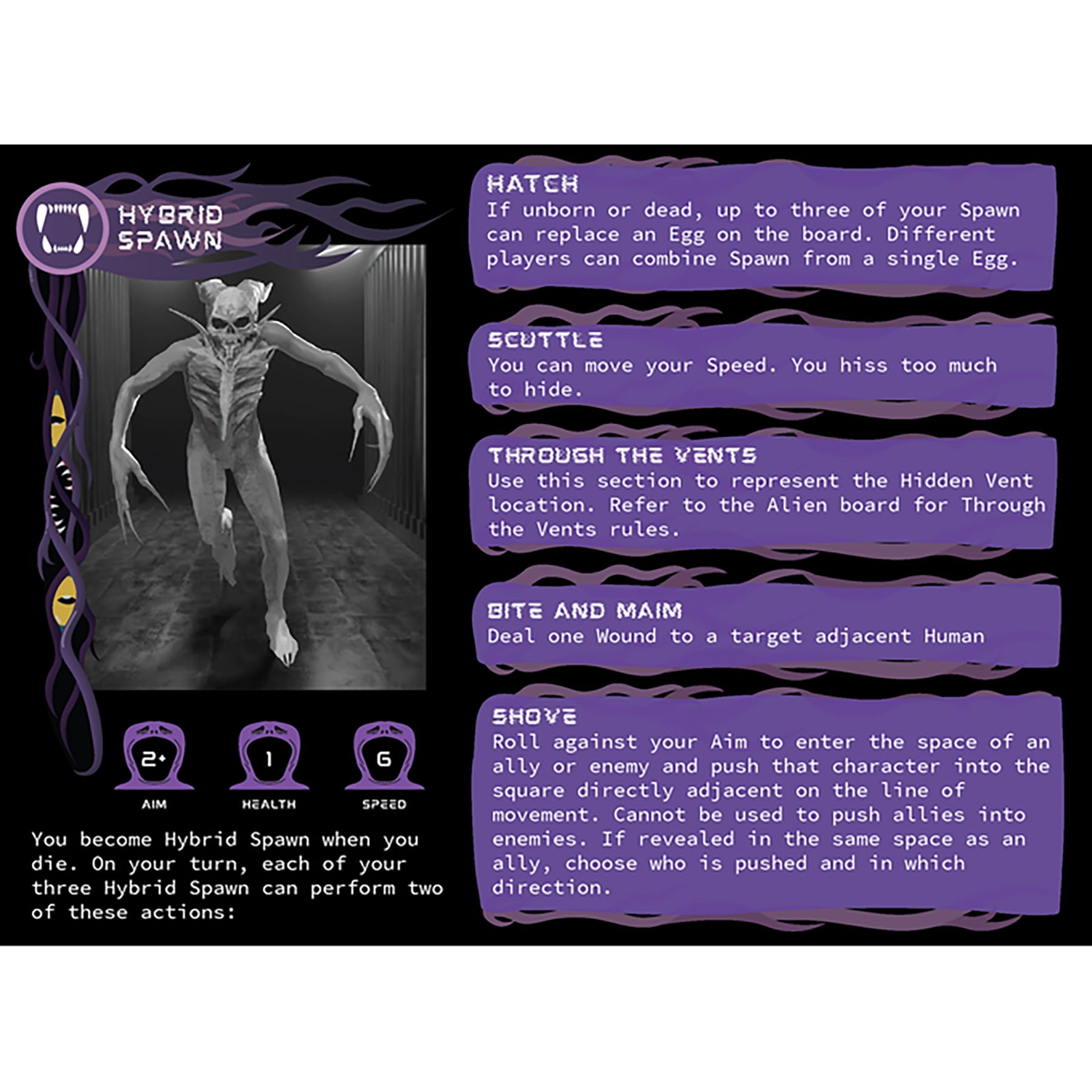 Xenohunters Sci-Fi Horror Game: Beyond the Outer Rim - Boardgame - Age 12+, 2-5 players, 60 Min Game Play. Half- Monster Games
