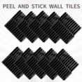 thumbnail image 3 of DEWOO Black Long Hexagon Tile Peel and Stick Backsplash, 10 Sheets Self-Adhesive Wall Tiles Stick on Back Splash for Kitchen, Bathroom, Fireplace,RV(12"×12"), 3 of 14