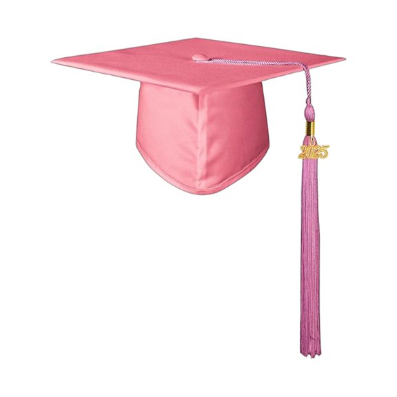 2026 Tassel Graduation, Graduation Tassel, Pink Academic Cap, 9X9 in Flat Top, 2026 Tassel Charm, Graduation Cap Topper, High School Graduation Decorations 2025, 1 Pc