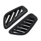 thumbnail image 2 of Accesorio de protección interior del coche, elegante fibra de carbono, cubierta decorativa de repuesto negra de instalación sencilla para sello Estilo D, 2 of 8