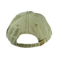 thumbnail image 4 of DALIX Pigment Dyed Hat Heavy Washed Cotton Baseball Cap in Khaki, 4 of 4