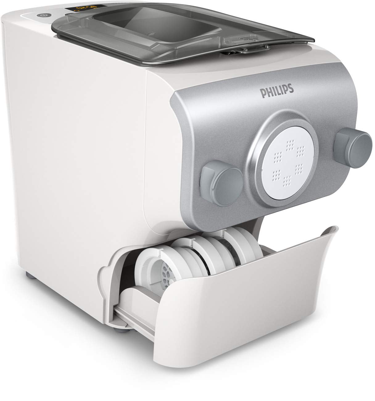Philips Smart Pasta Maker Plus with Integrated Scale, HR2382/16, Black :  : Home