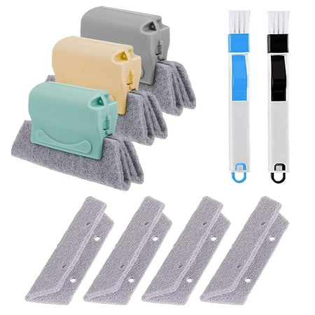 

Window Rail Cleaner Window Slot Cleaning Brush Tool 9-Pack