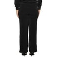 thumbnail image 3 of Women’s Wide-Leg Corduroy Pants, Black, XL, 3 of 4