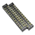 thumbnail image 4 of 2Pcs 12 Positions Dual Rows 600V 15A Cable Barrier Block Terminal Strip TB-1512L, 4 of 4