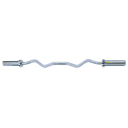 Body Solid OB47 Olympic EZ Curl Bar - Chrome