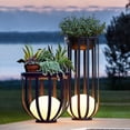 thumbnail image 1 of Solar Flower Stand Light - M: 22 inches (55 cm), 1 of 18