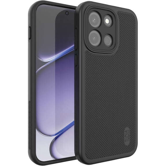 TUDIA MergeGrip Case for OnePlus Nord 6 5G, Slim Dual Layer Protective Cover, Black