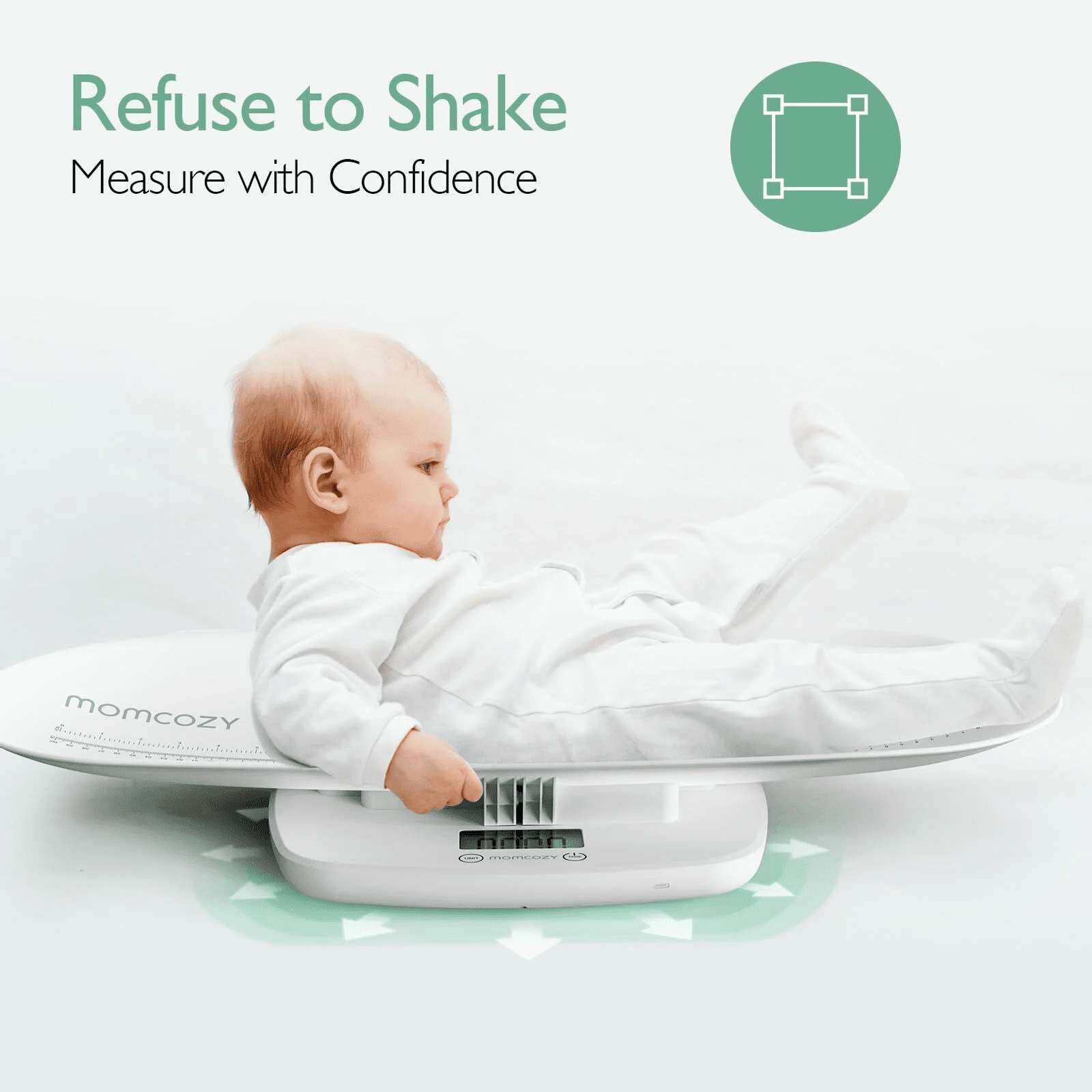 Momcozy Baby Scale, Digital LED Infant Scale, Removable Scales for Body Weight & Height Measurement, Multi-Function Scale for Toddlers & Pet