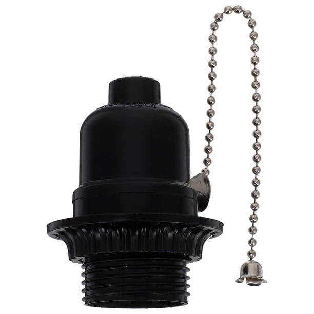 E26 Tirador de cadena Enchufe de luz Tirador de cadena Interruptor Control Bombilla Toma de corriente Adaptador Colgante Soporte de lámpara para lámparas de iluminación Colgantes