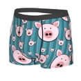 thumbnail image 5 of Goofa Funny Pig Faces Printed Men's Boxer Briefs Underwear, Moisture-Wicking Underwear, Trunk,Soft and Breathable Cotton Underwear-XX-Large, 5 of 9