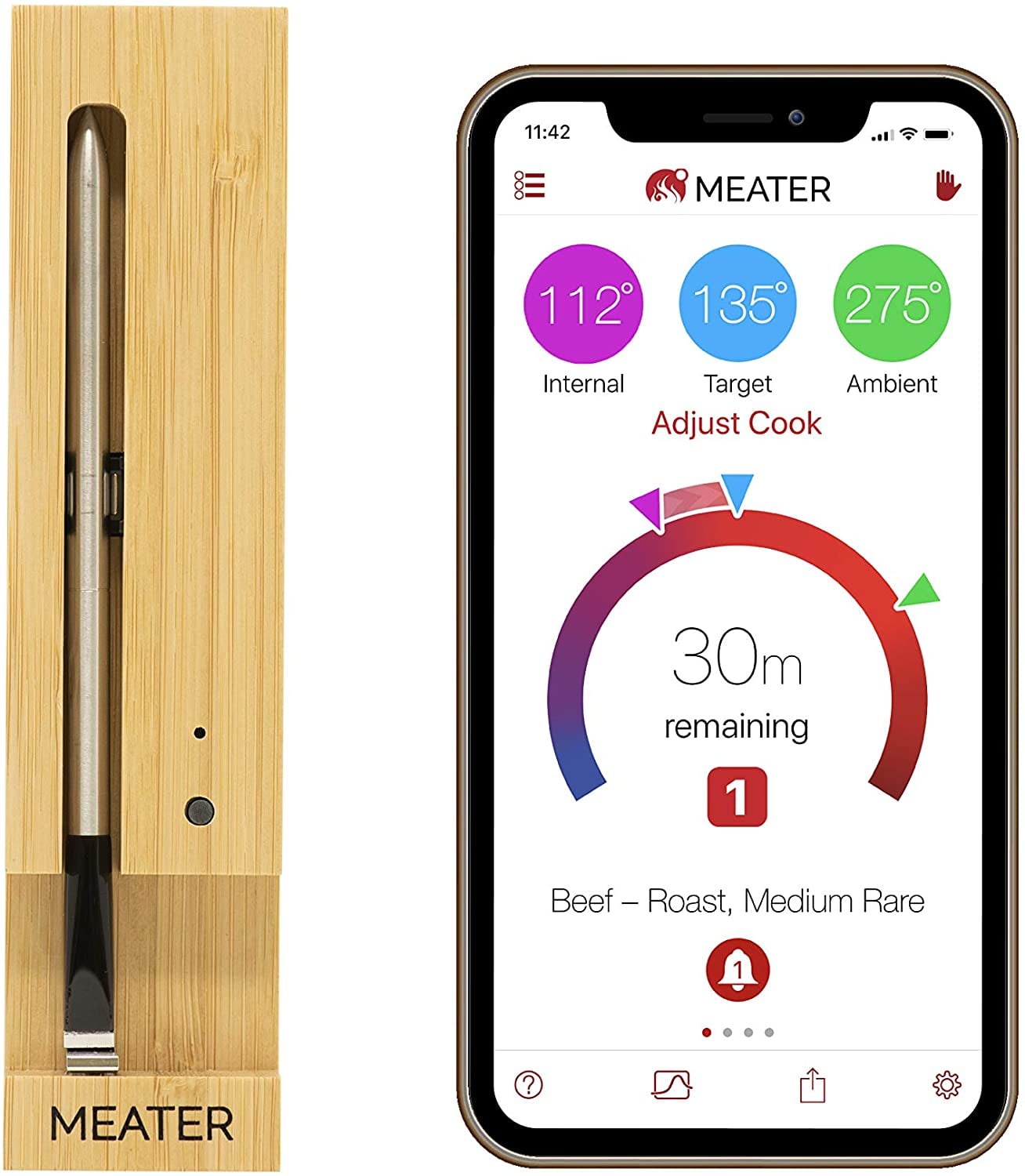 axGear MEATER 33ft Range The Original True Wireless Smart Meat