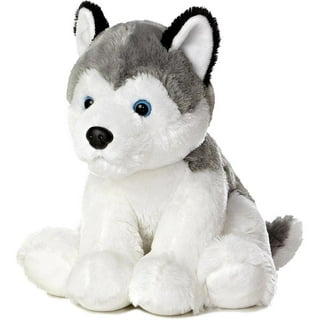 Husky plush cheap toy
