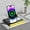 black, variant on 4 in 1 Wireless charging station fast Foldable Travel dock for iPhone 15 14 13 12 11 etc.,Samsung android Phone for Apple Watch 9 8 7 6 5 4 3 Samsung Galaxy Watch 6/5/4 Galaxy Buds AirPods Pro 3 2