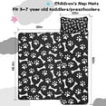 thumbnail image 5 of Paw Prints and Bones Toddler Nap Mats for Kids Preschool,Sleeping Mat Bag or Kids,Toddler Sleeping Bag,Toddler Nap Mat or Daycare, 5 of 6