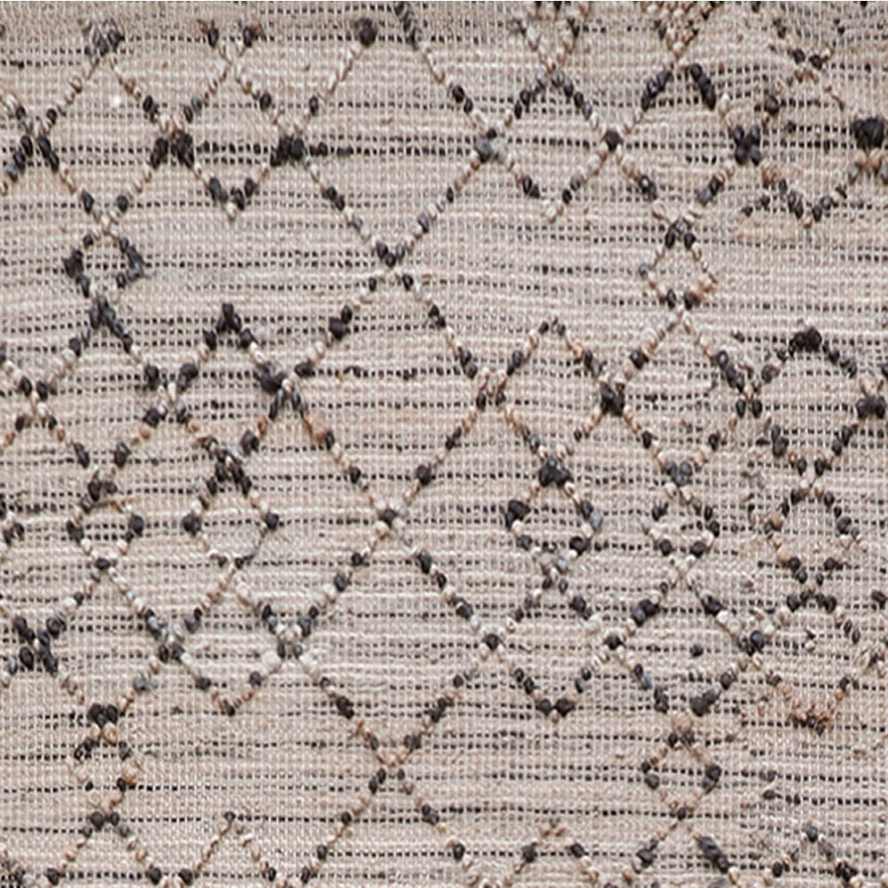 Hand Woven Jute Eco-Friendly Area Rugs - 6'X9', Rectangle Shape, Light Brown Color, Contemporary Pattern, High Pile, Natural Fiber, Outdoor Indoor Handmade Area Rugs For Living Room (J00090)