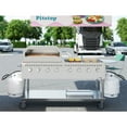 thumbnail image 4 of 60 in. 8-Burner Commercial Outdoor Propane Gas Grill with 30 in. Pizza Oven in Stainless-Steel, ETL Listed (CGKIT6-P30), 4 of 13