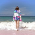 thumbnail image 5 of Yibo Funny Pugs Beach Towels Absorbent Quick Dry Bath Towels Pool Towels Travel Towels for Kids Adults, 5 of 7