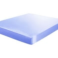thumbnail image 1 of Unique Bargains Satin Silk Fitted Bed Sheet with Deep Pocket Ultra Luxury Smooth, 1 of 8