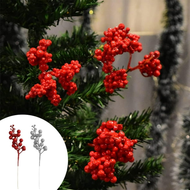 Decoraciones de Navidad Ganfancp Bolas de Harina de Oro Guirnaldas de Ratán