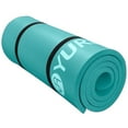thumbnail image 1 of Tapete de Yoga Extragrueso de 4/5" de Espuma de Alta Densidad para Ejercicios de Pilates Al Aire Libre de 76" de Largo, Azul Hielo, 1 of 8