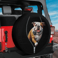 thumbnail image 3 of Lotusprinthandmade Bulldog Cute Animals Collection Zipper Pattern Spare Tire Cover With Backup Camera Hole 6 Sizes, 3 of 8