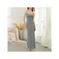 thumbnail image 4 of Women  Maxi Dresses Casual Sleeveless  Dress Party Club Bodycon Dress, 4 of 11