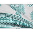 thumbnail image 5 of oneOone Rayon Teal Green Fabric Block Sewing Craft Projects Fabric Prints By Yard 56 Inch Wide-7G, 5 of 5