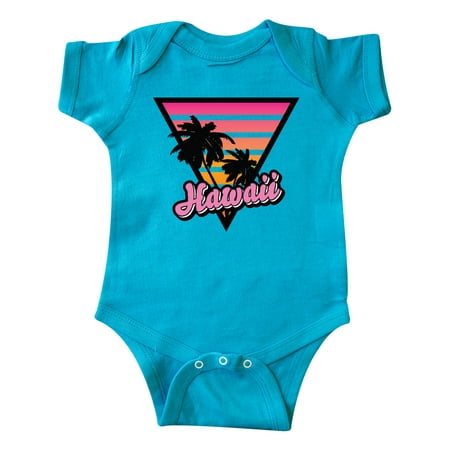

Inktastic Hawaii with Triangle and Palm Trees Gift Baby Boy or Baby Girl Bodysuit
