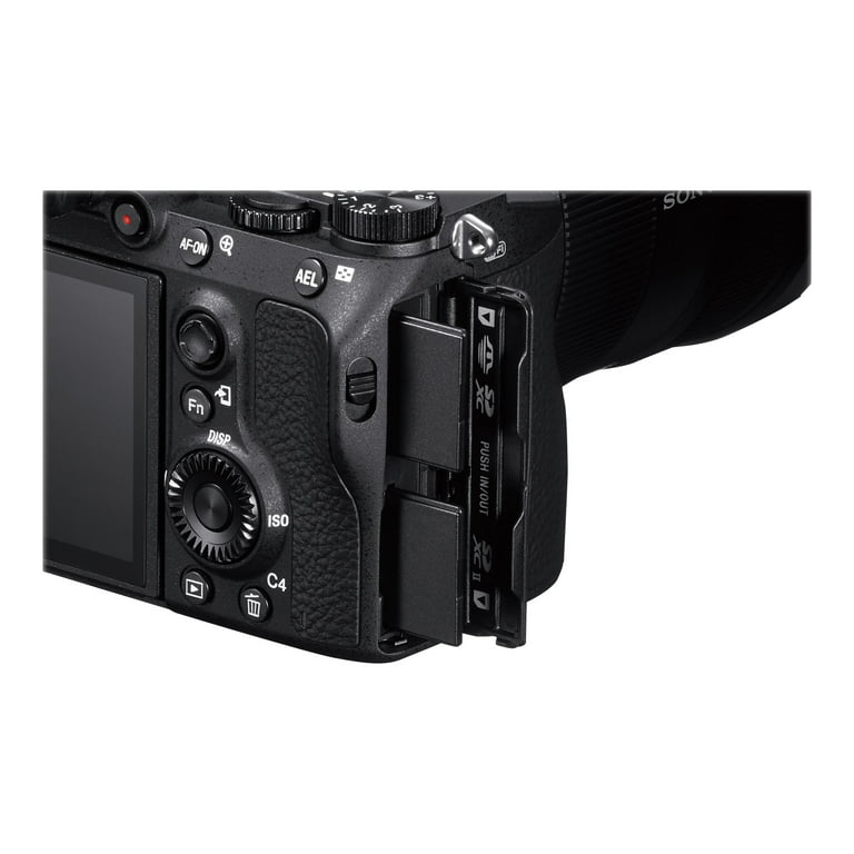 Sony a7 III ILCE-7M3K 24.2 lens - MP OSS FE - - / 30 Wi-Fi, Bluetooth Frame Digital - black 28-70mm 4K fps Full NFC, - mirrorless - - camera