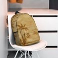 thumbnail image 3 of Easygdp Retro Palm Tree Mochila Ligera de 15 Pulgadas para Estudiantes, Mochila Cómoda para la Escuela y Viajes, Correas Ajustables, 3 of 6