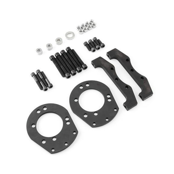 Speedmaster PCE497.1012 Compatible with Ford Compatible with Mustang Brake Conversion Bracket Kit for 315mm Disc 6 Piston Calipers