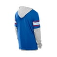 thumbnail image 3 of Men's New Era Royal New York Giants Twofer Layered Long Sleeve Hoodie T-Shirt, 3 of 5